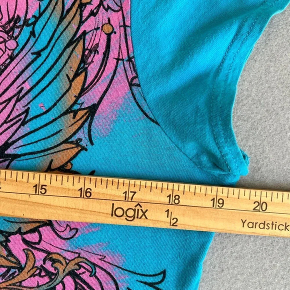 Rocker Girl All‎ Access Entertainment T-Shirt Girls XXL Blue Graphic T 90s Retro - Picture 5 of 5